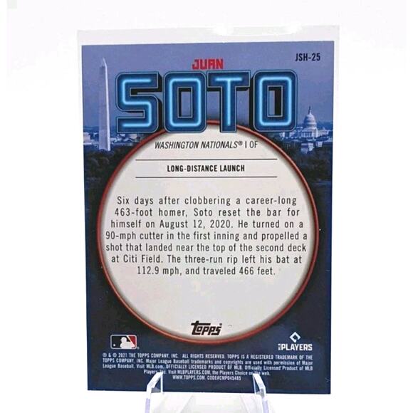 2021 Topps - Target Juan Soto Highlights Juan Soto #JSH-25 - Picture 3 of 3